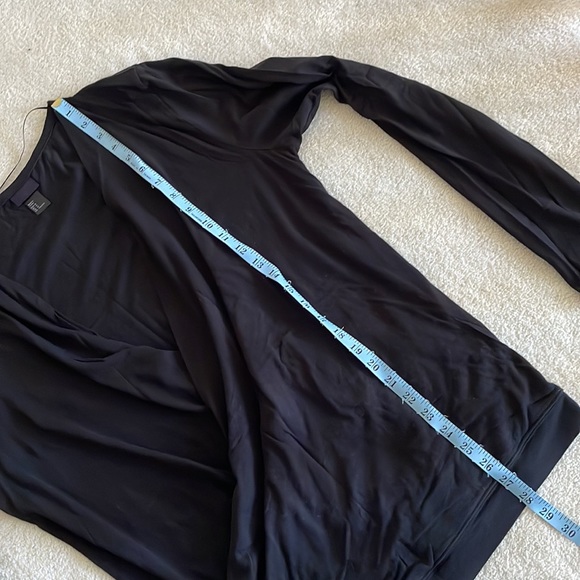 H&M Black 100% cotton wrap front top - Picture 7 of 8